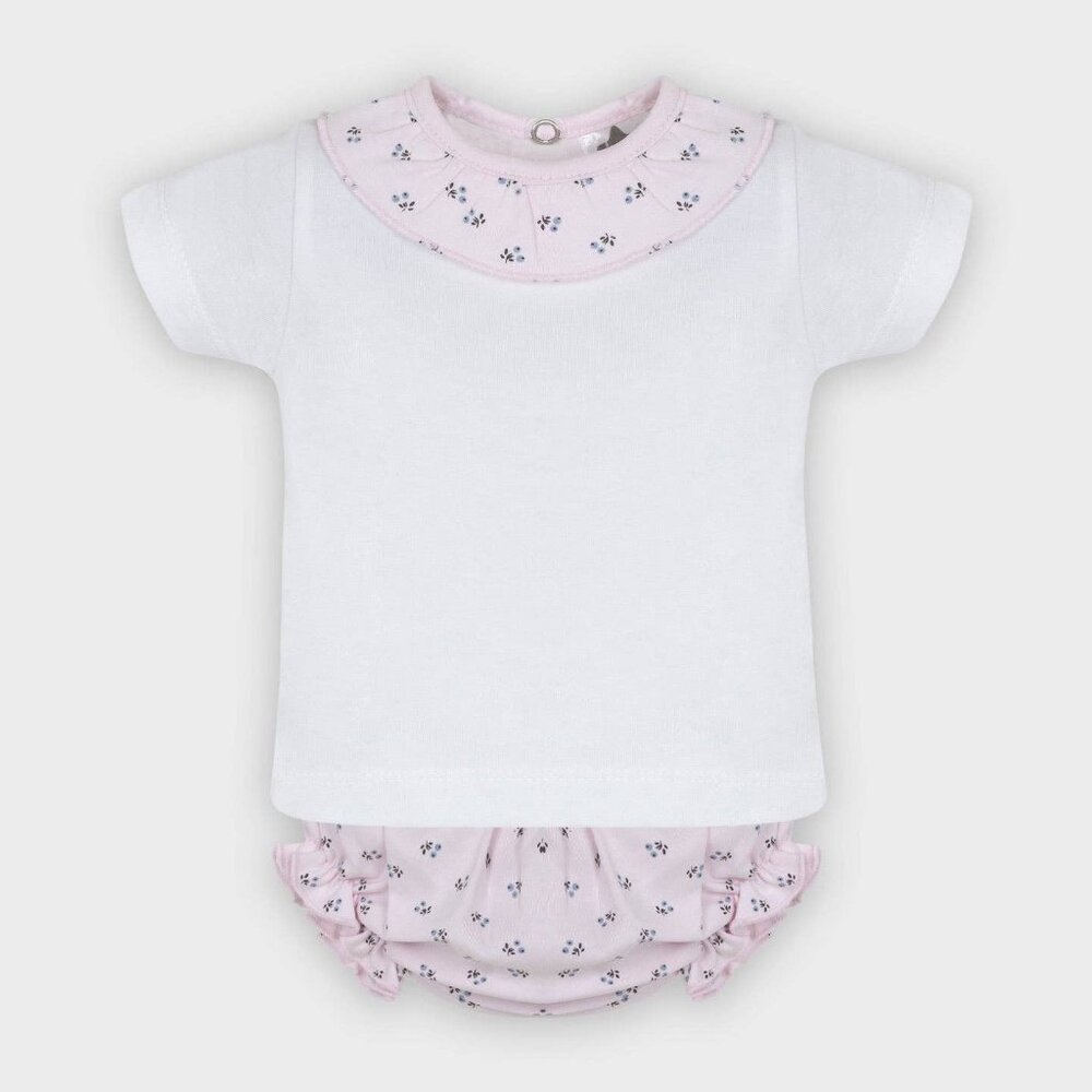 2 Piece Baby Girl Flower Set